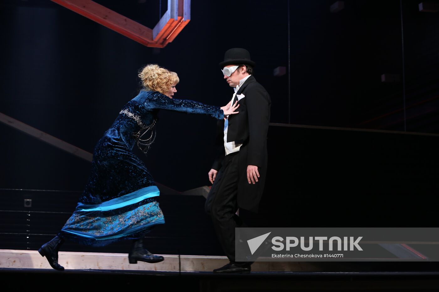 Rehearsal of Skywalkers at Lenkom theater