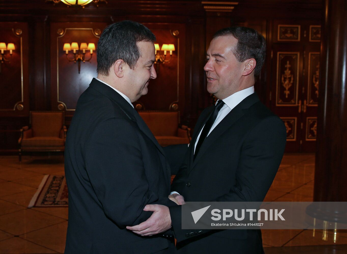 Dmitry Medvedev meets with Ivica Dacic