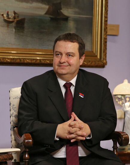 Dmitry Medvedev meets with Ivica Dacic