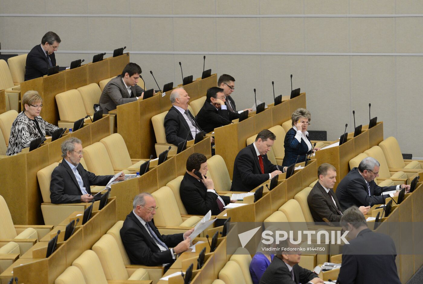 Plenary meeting of State Duma