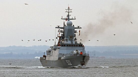 Corvette "Boiky" undergoes state sea trials