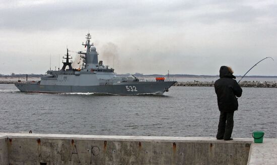 Corvette "Boiky" undergoes state sea trials