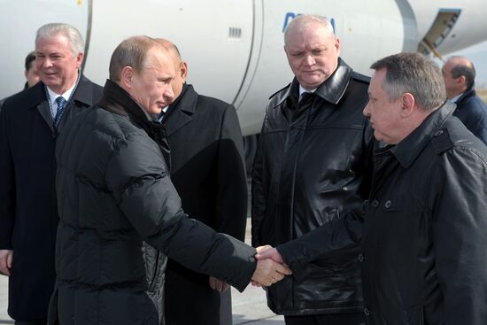 Vladimir Putin visits Siberian Federal District
