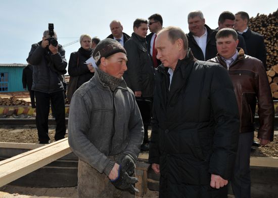 Vladimir Putin visits Siberian Federal District