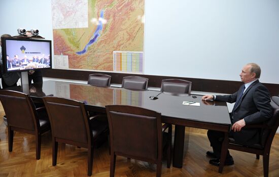 Vladimir Putin visits Siberian Federal District