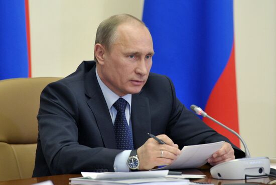 Vladimir Putin visits Siberian Federal District
