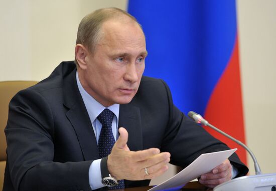 Vladimir Putin visits Siberian Federal District