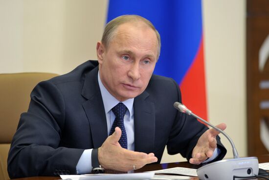Vladimir Putin visits Siberian Federal District