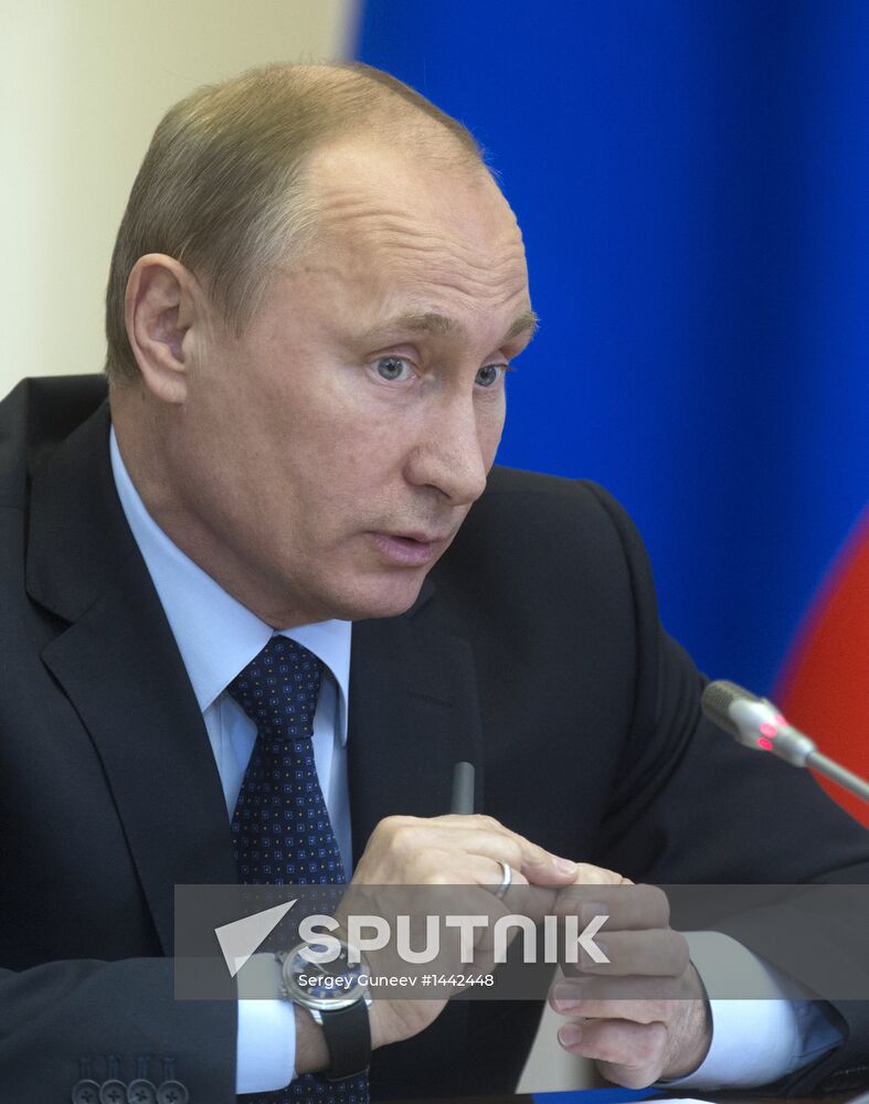 Vladimir Putin visits Siberian Federal District