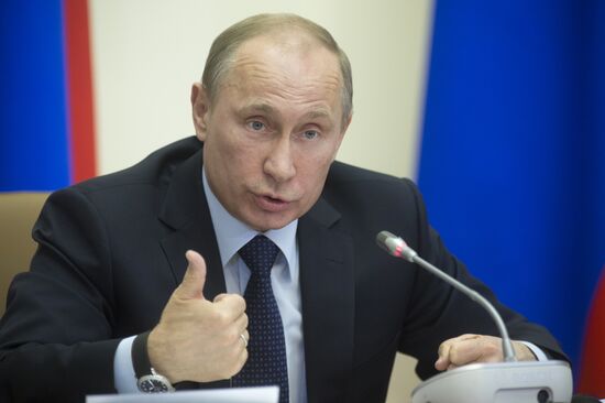Vladimir Putin visits Siberian Federal District
