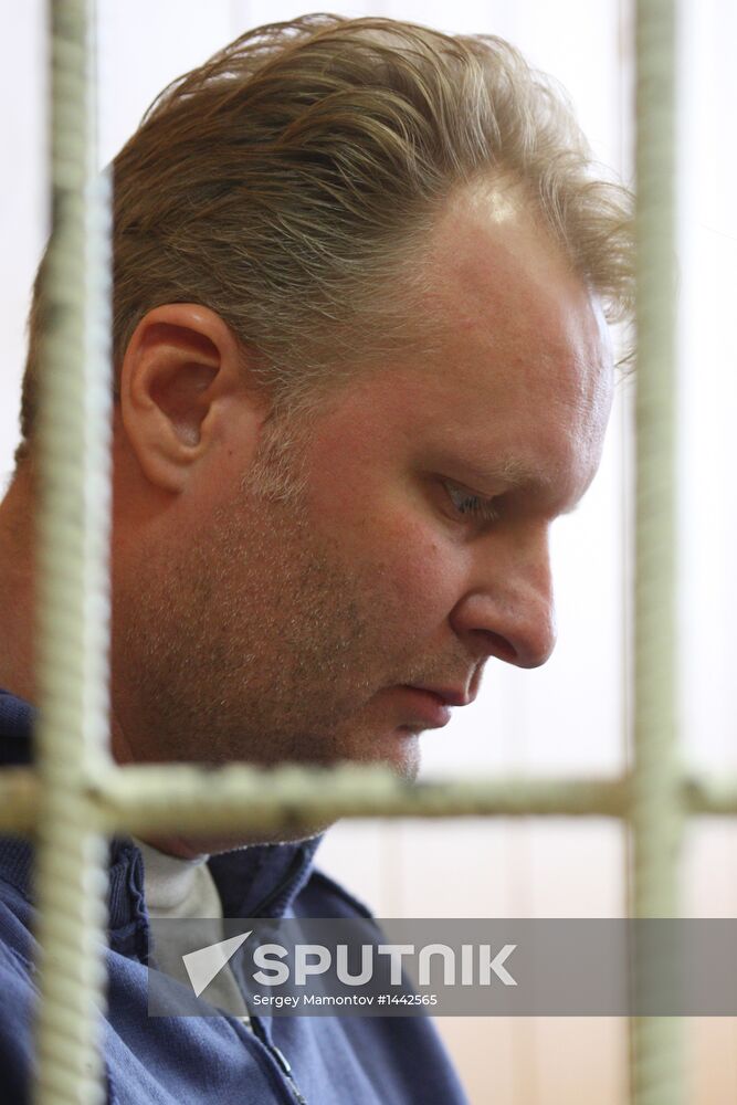 Former Deputy Agriculture Minister Aleks Bazhanov goes on trial