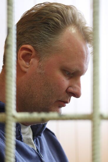Former Deputy Agriculture Minister Aleks Bazhanov goes on trial