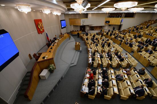 State Duma plenary session