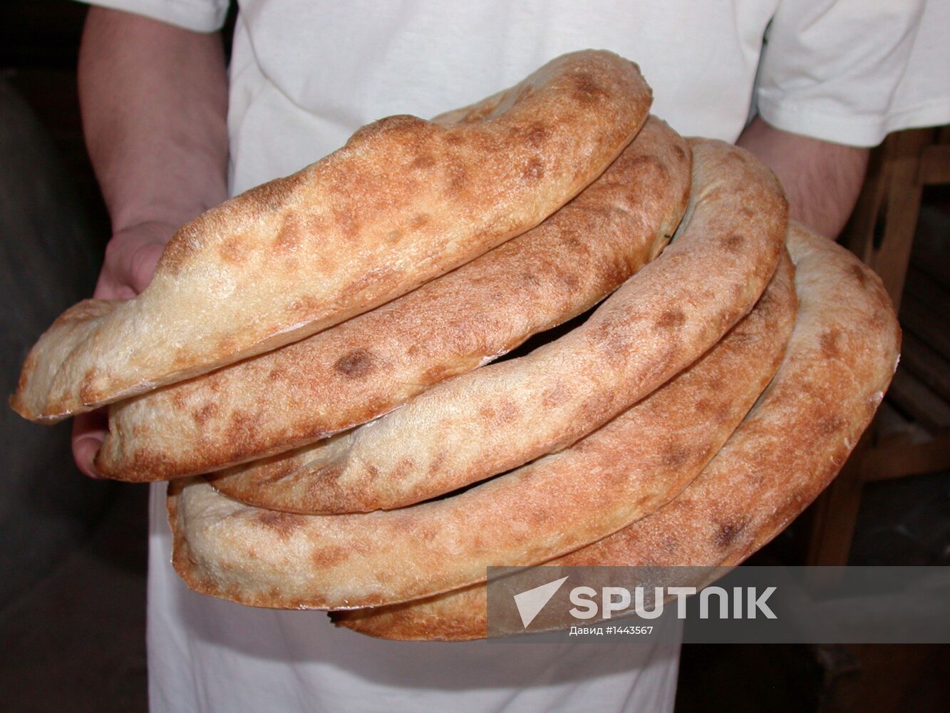 Georgian lavash bread