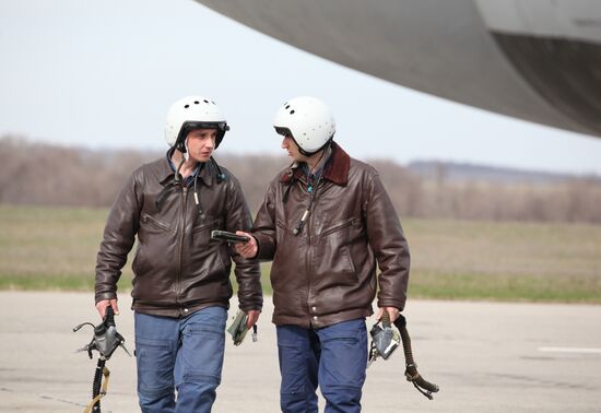 Antiair warfare exercises at Ashuluk training range