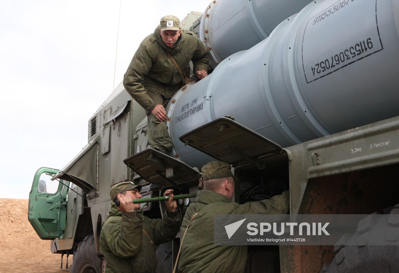 Antiair warfare exercises at Ashuluk training range