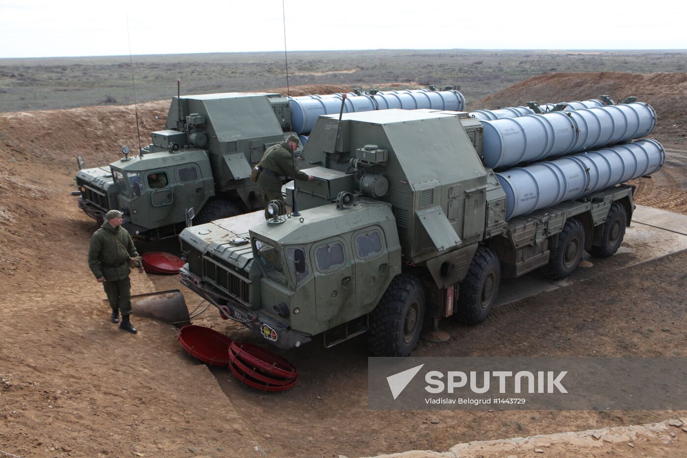Antiair warfare exercises at Ashuluk training range