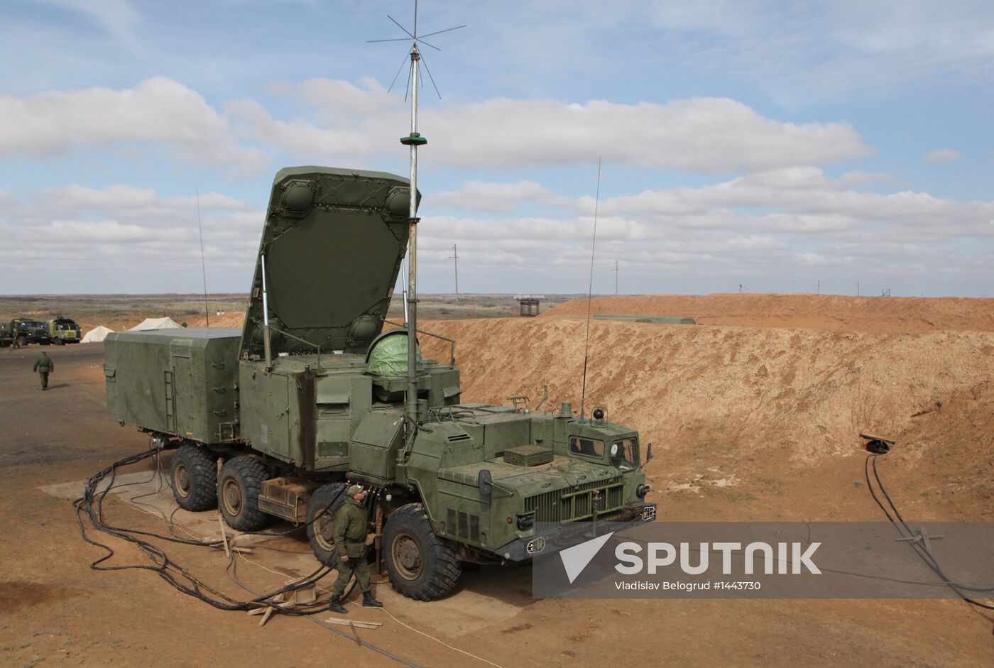 Antiair warfare exercises at Ashuluk training range