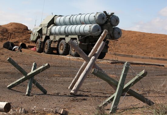 Antiair warfare exercises at Ashuluk training range