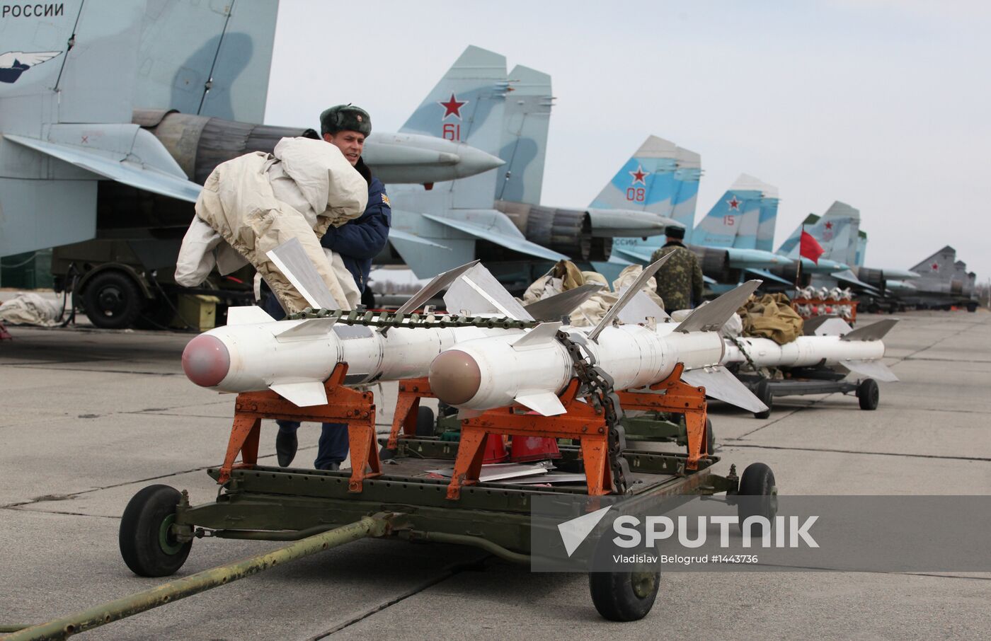 Antiair warfare exercises at Ashuluk training range