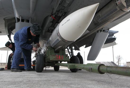 Antiair warfare exercises at Ashuluk training range
