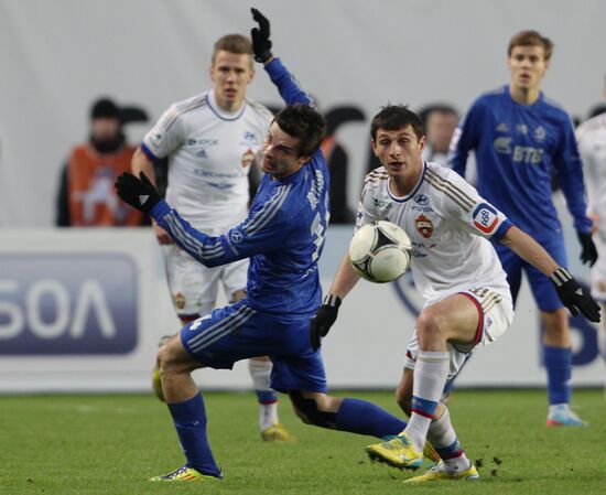 Russian Football Premier League. Dynamo vs. CSKA