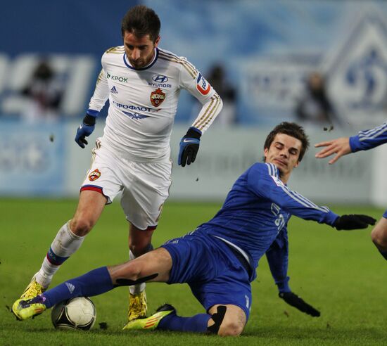 Russian Football Premier League. Dynamo vs. CSKA