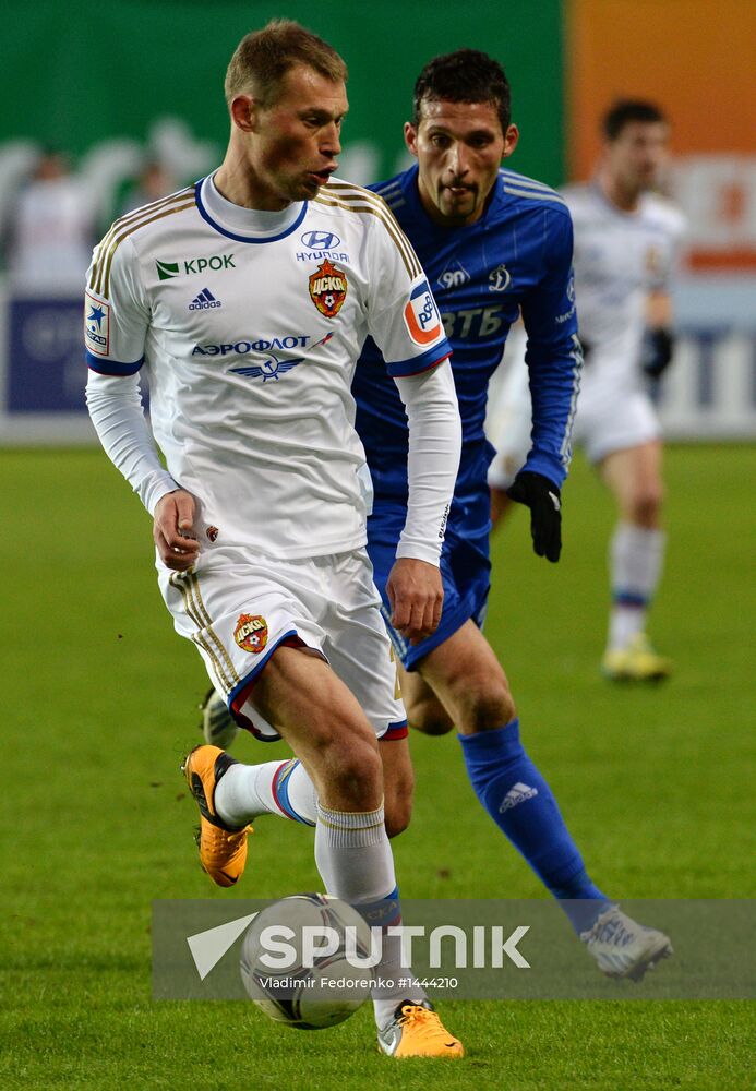 Russian Football Premier League. Dynamo vs. CSKA