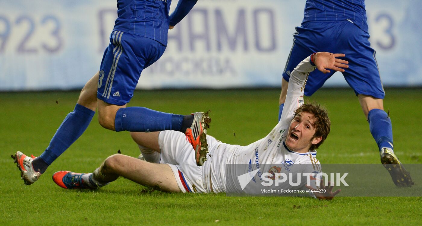 Russian Football Premier League. Dynamo vs. CSKA