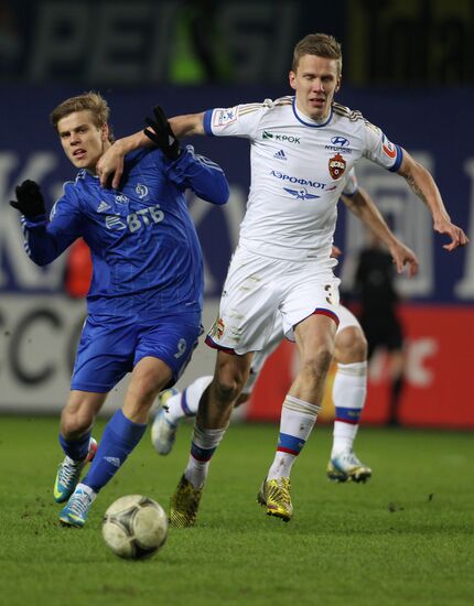 Russian Football Premier League. Dynamo vs. CSKA