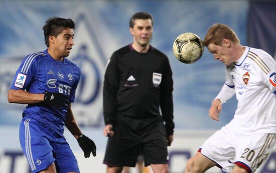 Russian Football Premier League. Dynamo vs. CSKA