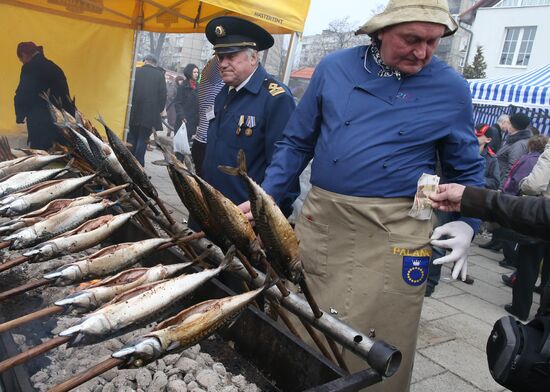 Herring Day in Kaliningrad