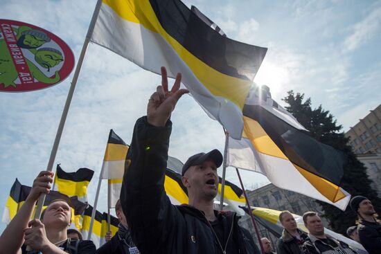 Rally in Moscow for a visa regime with Central Asian nations