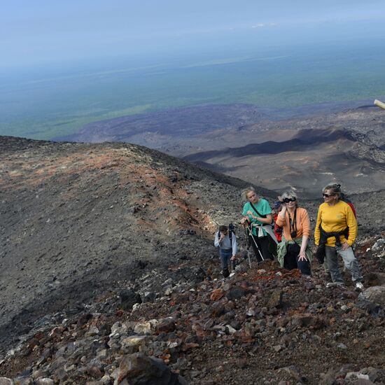 Work of volcanologists
