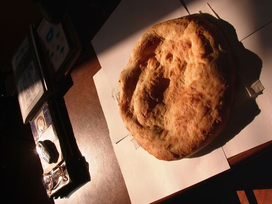 Georgian lavash bread