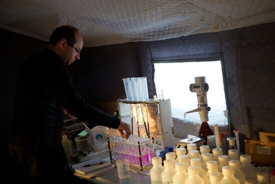 Scientific research at North Pole Barneo Station