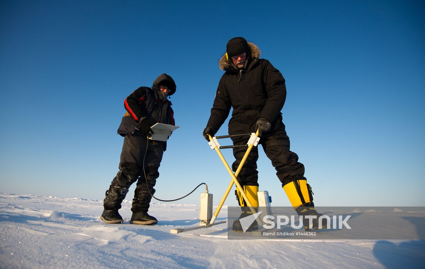 Scientific research at North Pole Barneo Station