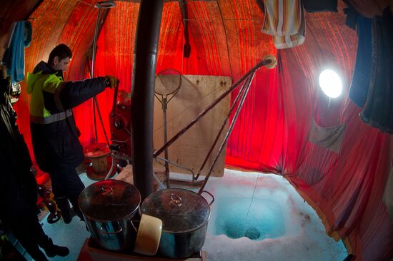 Scientific research at North Pole Barneo Station