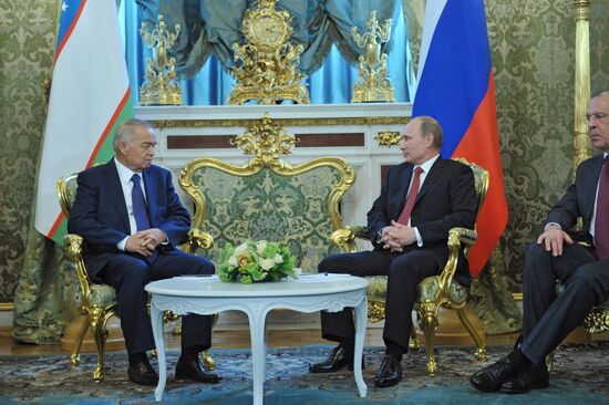 President of Uzbekistan Republic Islam Karimov's Russian visit