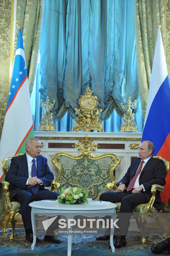 President of Uzbekistan Republic Islam Karimov's Russian visit
