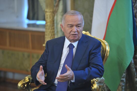 President of Uzbekistan Republic Islam Karimov's Russian visit