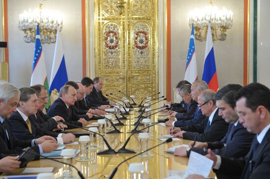 President of Uzbekistan Republic Islam Karimov's Russian visit