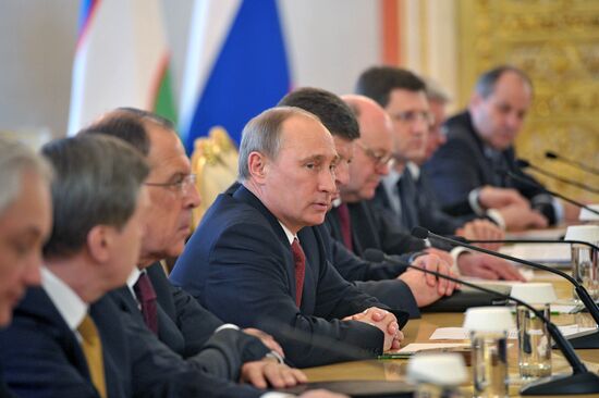 President of Uzbekistan Republic Islam Karimov's Russian visit