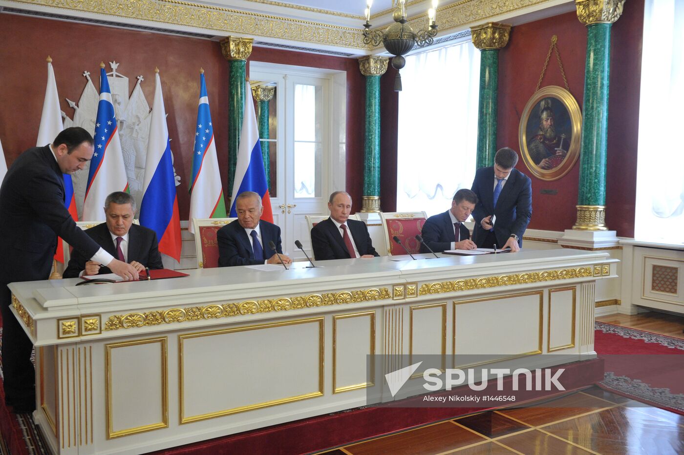 President of Uzbekistan Republic Islam Karimov's Russian visit