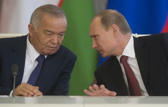 President of Uzbekistan Republic Islam Karimov's Russian visit
