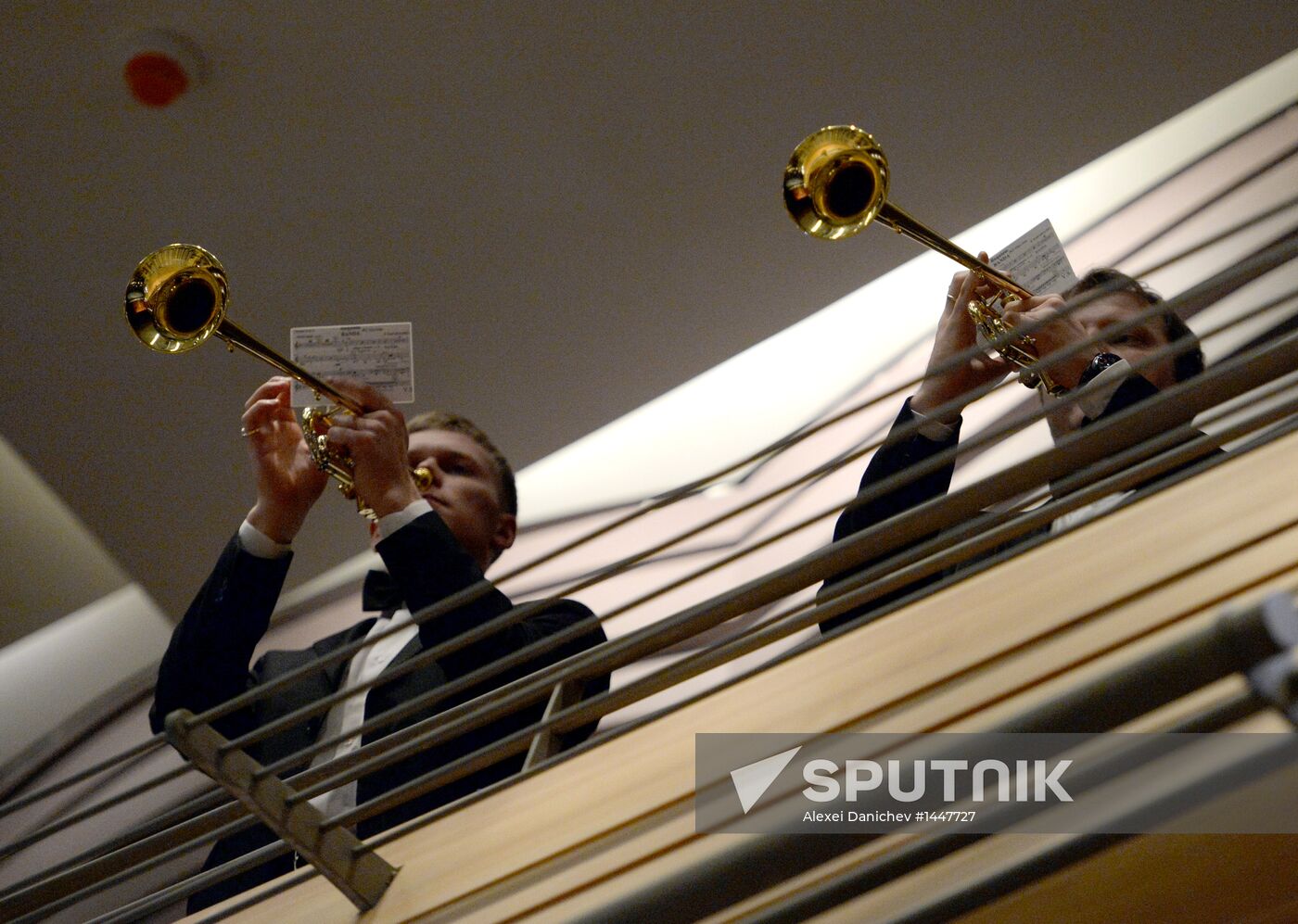 V. Gergiev tests acoustics of Mariinsky Theater's new stage