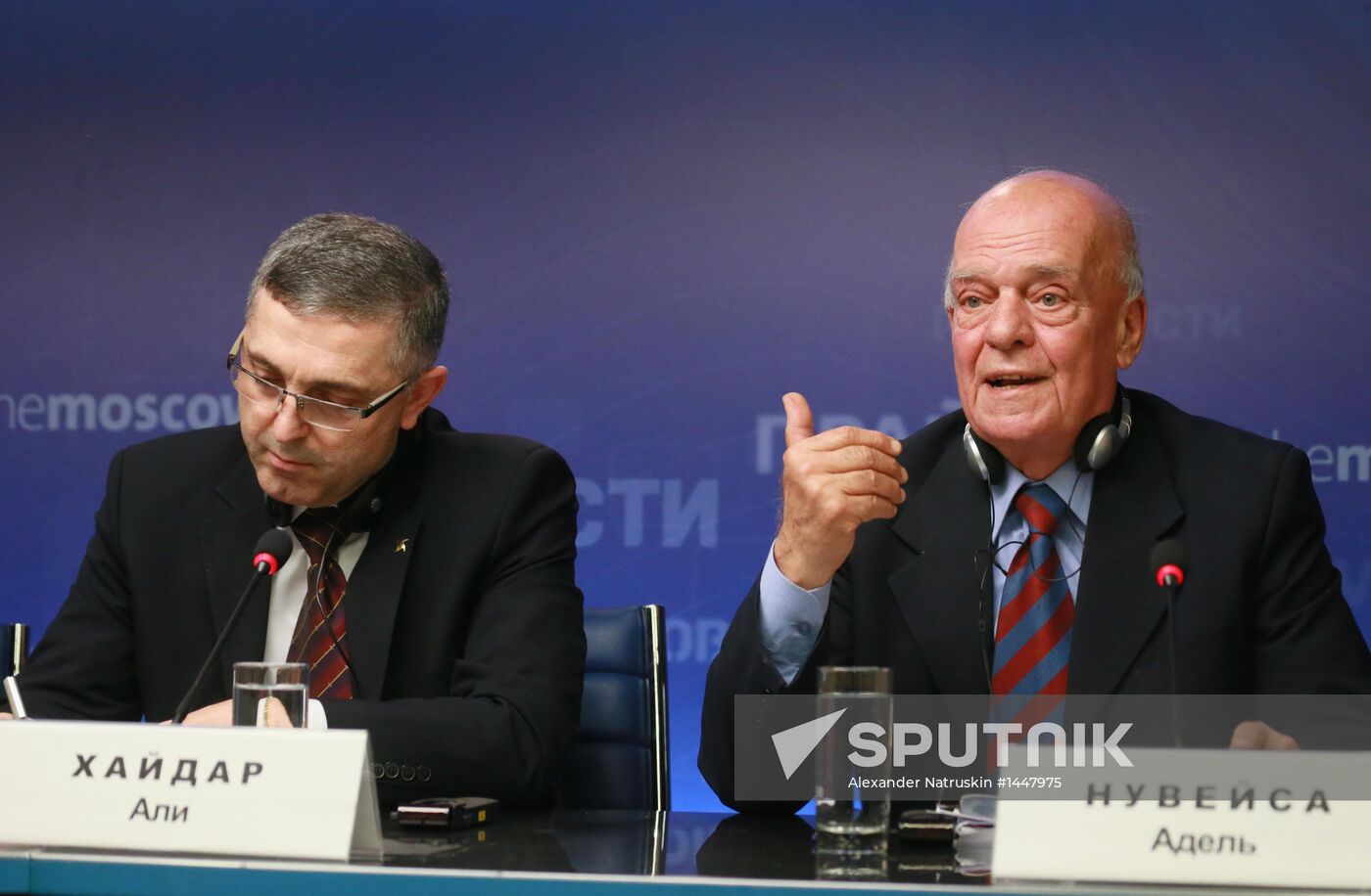News conference by Syrian opposition delegates