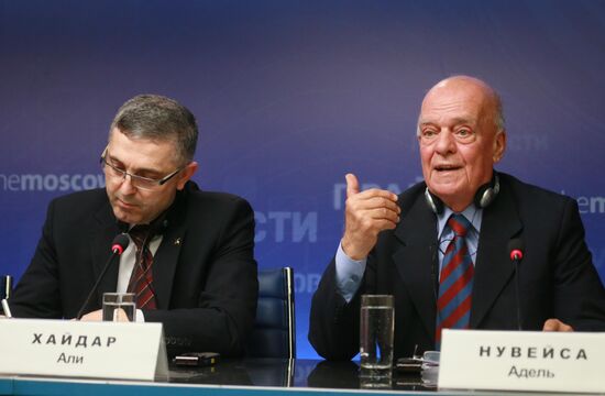 News conference by Syrian opposition delegates