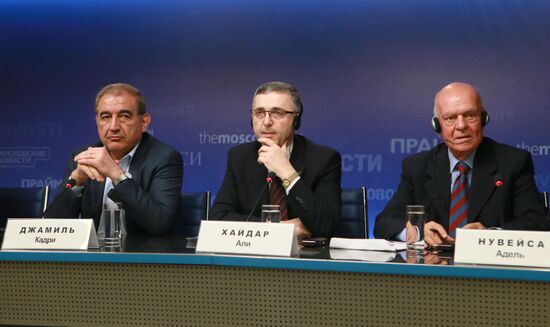 News conference by Syrian opposition delegates