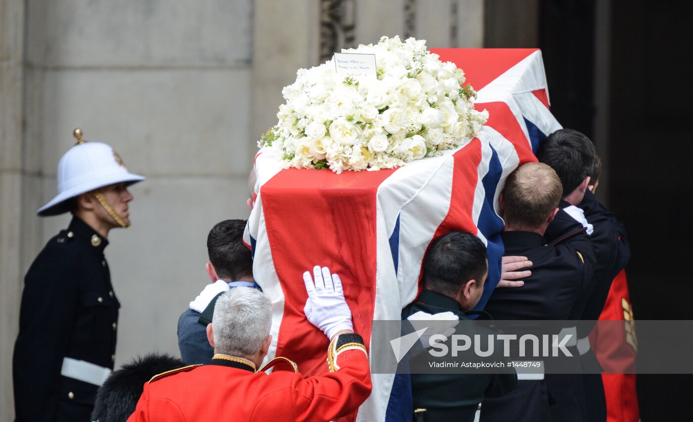 World bids farewell to Margaret Thatcher